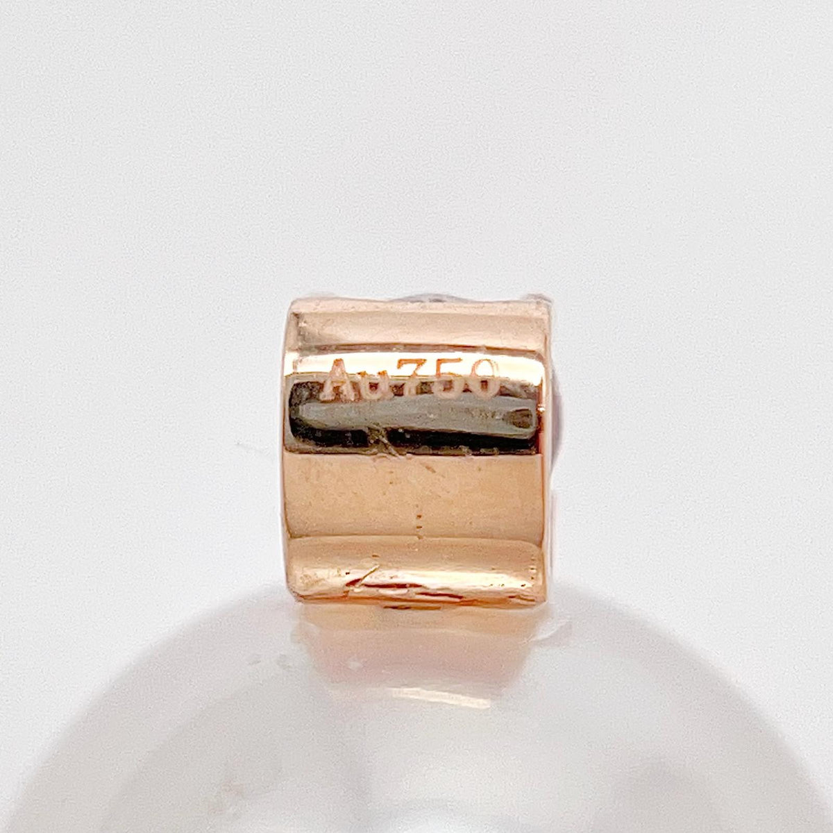 13.7mm South Sea Pearl & Pink Diamond Pendant, 18K Rose Gold